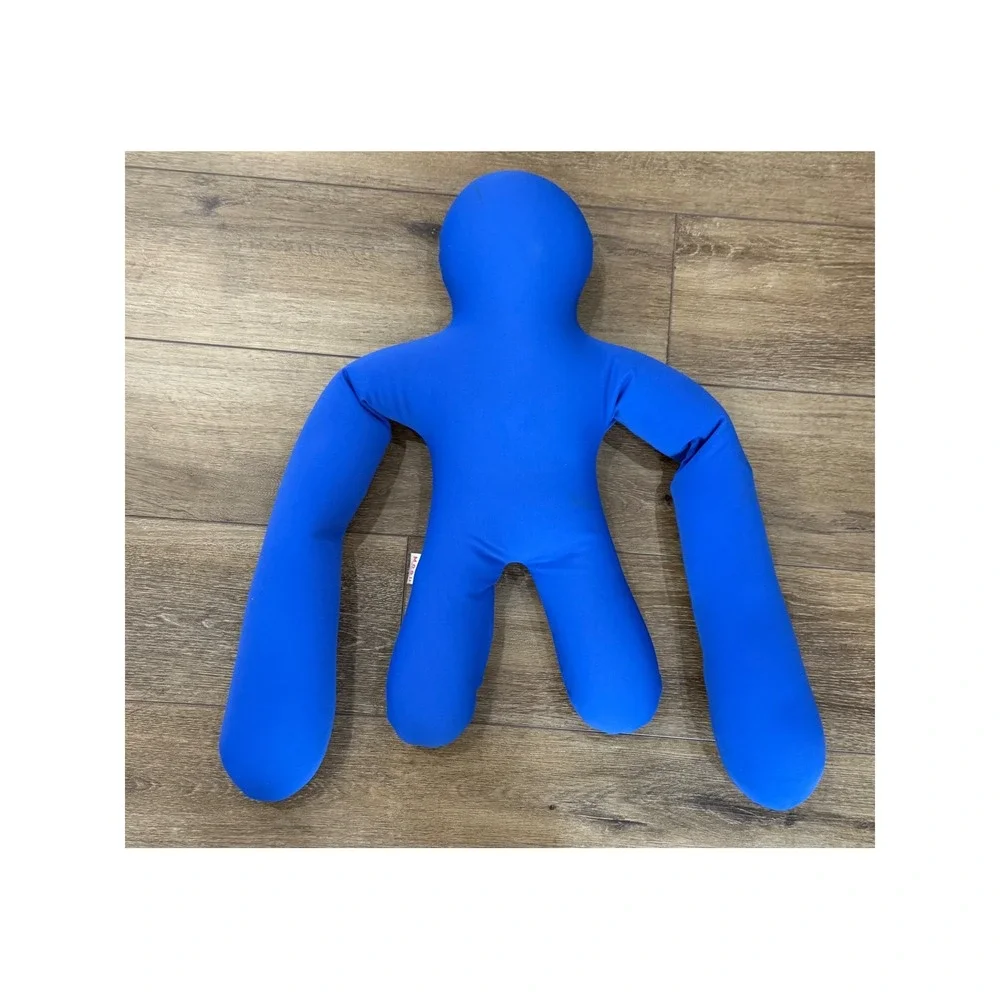 MOGU People Body Pillow Blue Stretch Cushion Japan Comfort Plush‎ Toy
